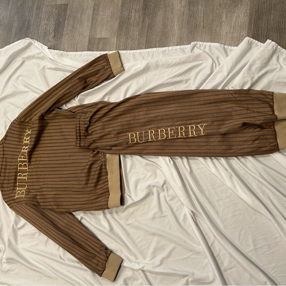 Burberry track suit, Burberry jacket and pants